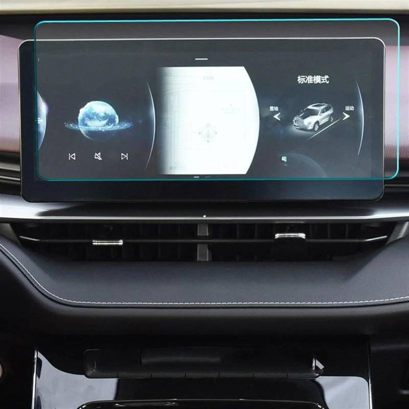 EBDFGHK Cockpit Schutzfolie Kompatibel Mit Haval Für H6 3rd 2021 Auto Innen Center Konsole Transparent Display-schutzfolie Gehärtetem Glas Display-schutzfolie(Only GPS Glass) von EBDFGHK