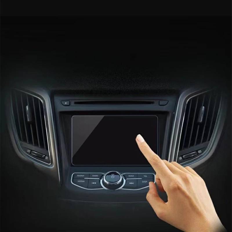 EBDFGHK Cockpit Schutzfolie Kompatibel Mit Haval Für H9 2016 2017 2020 2021 Center Control Displayschutzfolie Schutzfolie Aus Gehärtetem Glas Autozubehör(8inch) von EBDFGHK