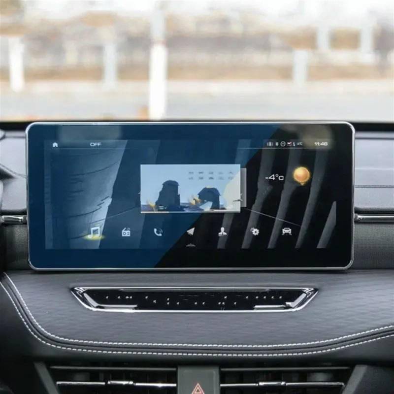 EBDFGHK Cockpit Schutzfolie Kompatibel Mit Haval Für Jolion 2021 Auto Instrument Transparente Schutz Film Gehärtetem Glas Screen Schutz Film Auto Zubehör(12.3 inch) von EBDFGHK