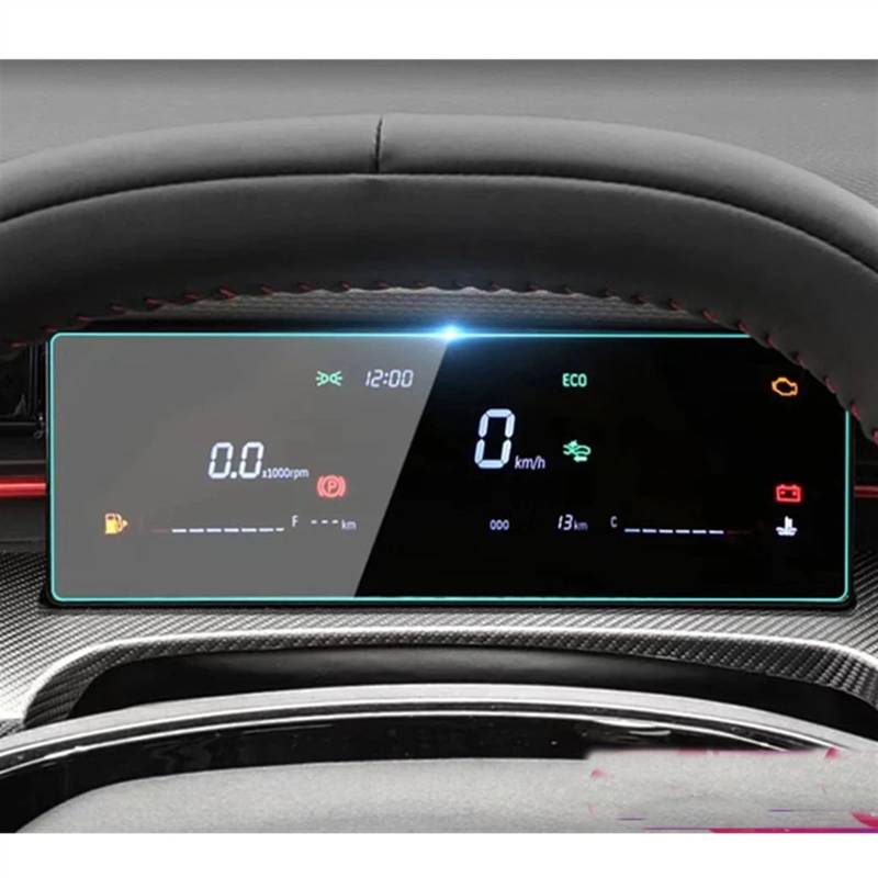 EBDFGHK Cockpit Schutzfolie Kompatibel Mit Jetour Für Dashing 2022 Auto Instrument Transparent Schutz Film Gehärtetem Glas Screen Schutz Film Auto Zubehör(Lhd Instrument) von EBDFGHK