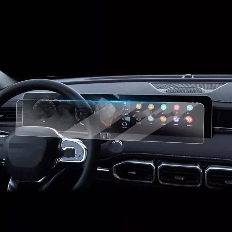 EBDFGHK Cockpit Schutzfolie Kompatibel Mit Jetour Für X70 Plus 2021 2022 2023 2024 Auto Navigation Display Schutzhülle Film Aufkleber Auto Innen Armaturenbrett Schutzhülle von EBDFGHK