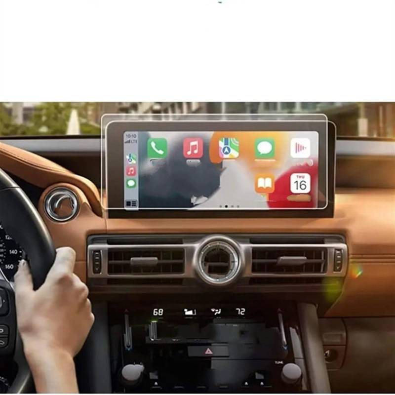 EBDFGHK Cockpit Schutzfolie Kompatibel Mit Lexus Für Gx460 2022 2023 10,3 Zoll Navigationsdisplay-Schutzfolie Autonavigationsdisplay-Schutzfolienaufkleber von EBDFGHK