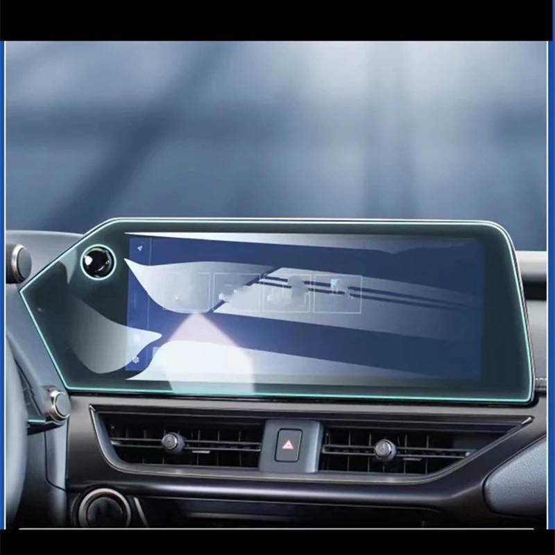 EBDFGHK Cockpit Schutzfolie Kompatibel Mit Lexus Für UX 2023 12,3 Zoll Autoinnenraum Armaturenbrett Schutzfolie Armaturenbrett Schutzfolie Schutzfolie Aus Gehärtetem Glas von EBDFGHK