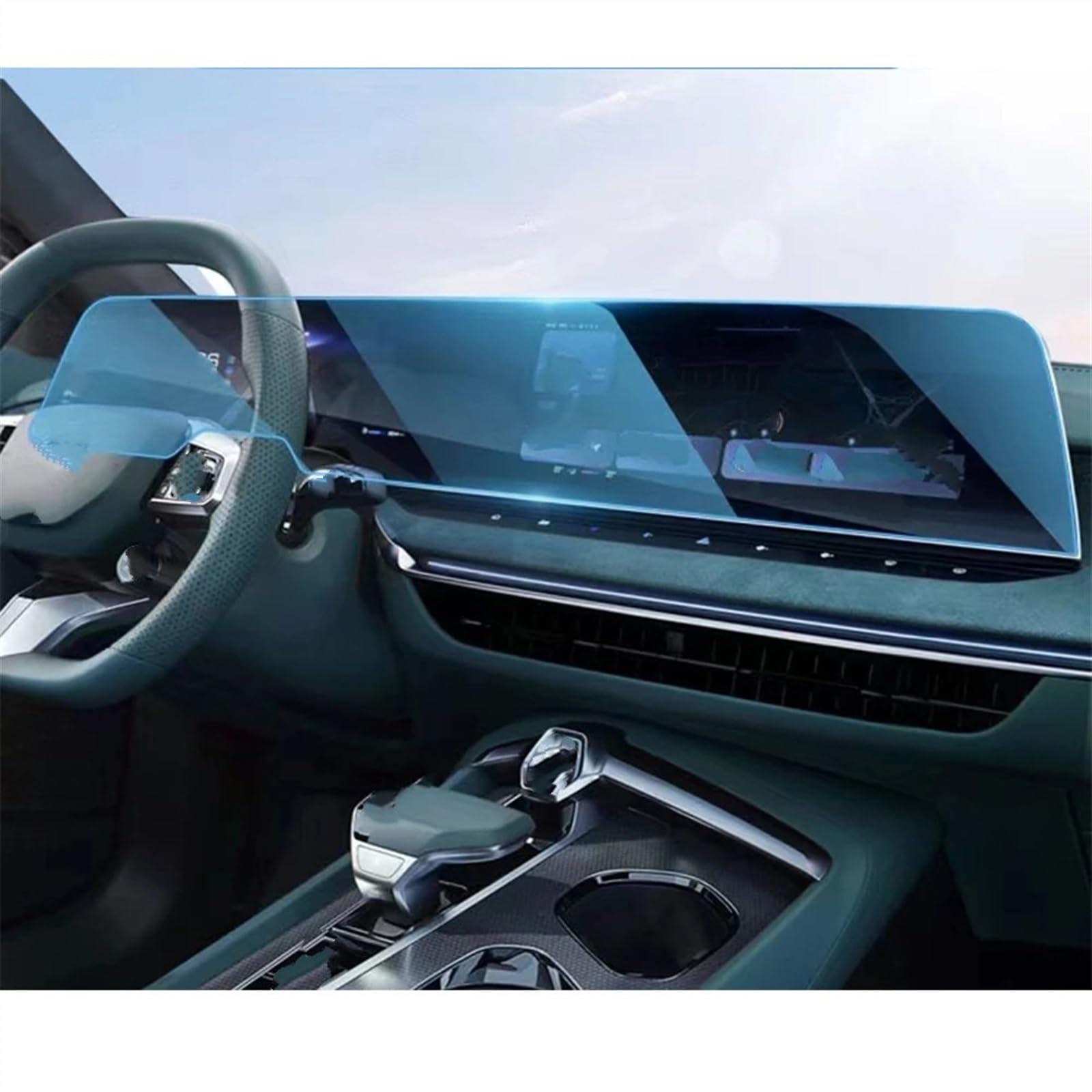 EBDFGHK Cockpit Schutzfolie Kompatibel Mit MG Für 7 2023 Navigation Display Schutz Film Center Control Screen Schutz Film Dashboard Schutz Film von EBDFGHK