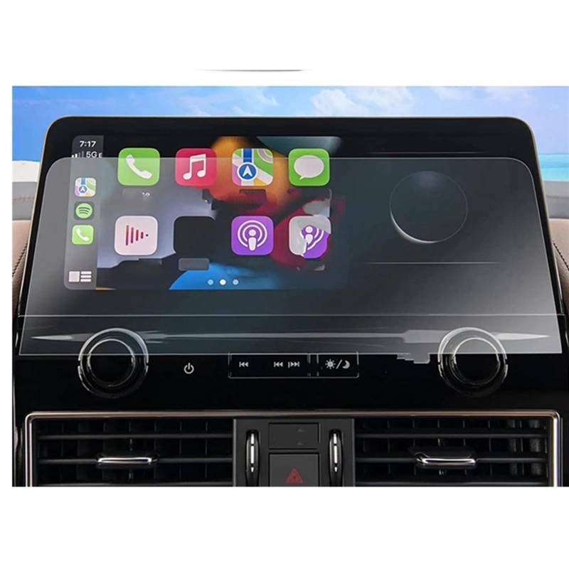EBDFGHK Cockpit Schutzfolie Kompatibel Mit Nissan Für Armada Y62 S 2021 2022 2023 Dashboard-Monitor-Schutzfolie Auto-Navigationsinstrument-Bildschirm-Schutzfolie von EBDFGHK