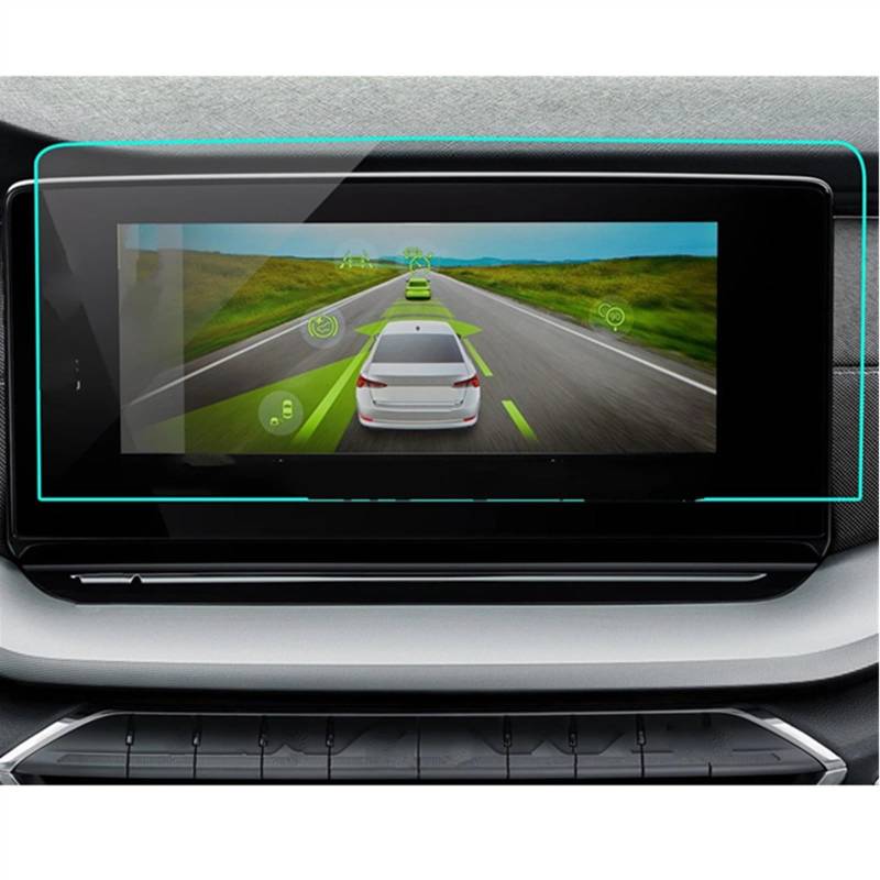 EBDFGHK Cockpit Schutzfolie Kompatibel Mit Octavia Für G-tec 2020 2021 10 Zoll Auto Instrument Transparente Schutzhülle Film Navigation Display Screen Schutz Film von EBDFGHK