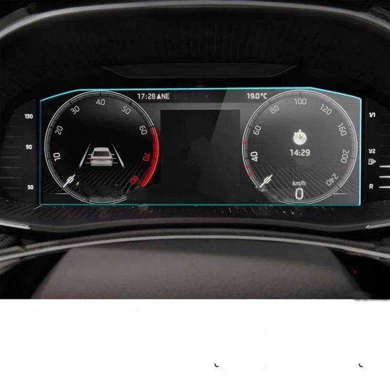 EBDFGHK Cockpit Schutzfolie Kompatibel Mit Skoda Für Fabia 2021 2022 Center Control Screen Schutz Film Auto Instrument Schutz Film Dashboard Schutz Film von EBDFGHK