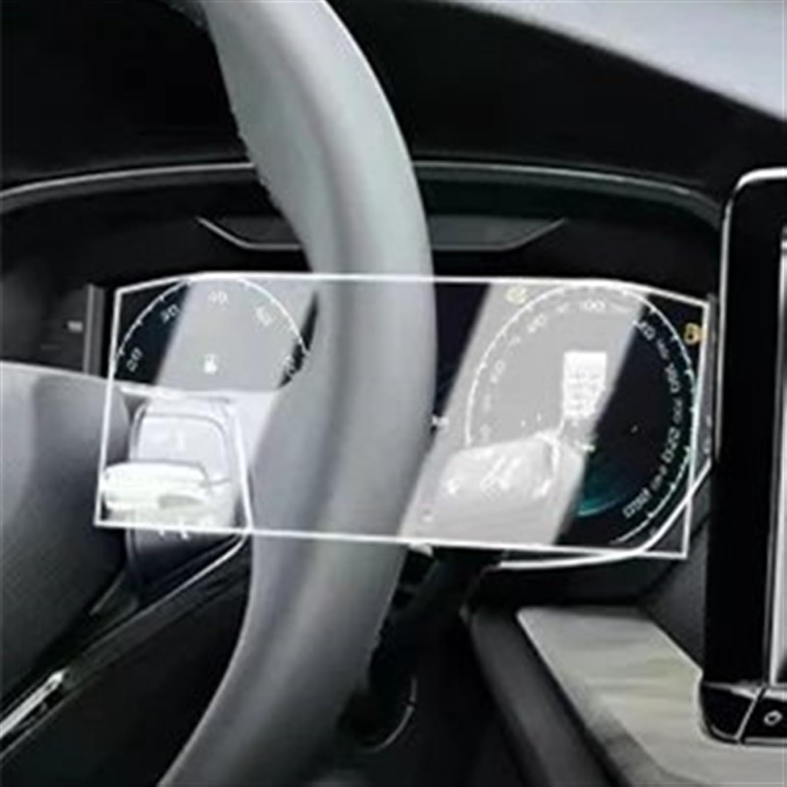 EBDFGHK Cockpit Schutzfolie Kompatibel Mit Skoda Für Octavia Pro A8 2020 2021 2022 2023 Auto-Innenraum-Armaturenbrett-Schutzfolie Displayschutzfolie Aus Gehärtetem Glas(Dashboard) von EBDFGHK