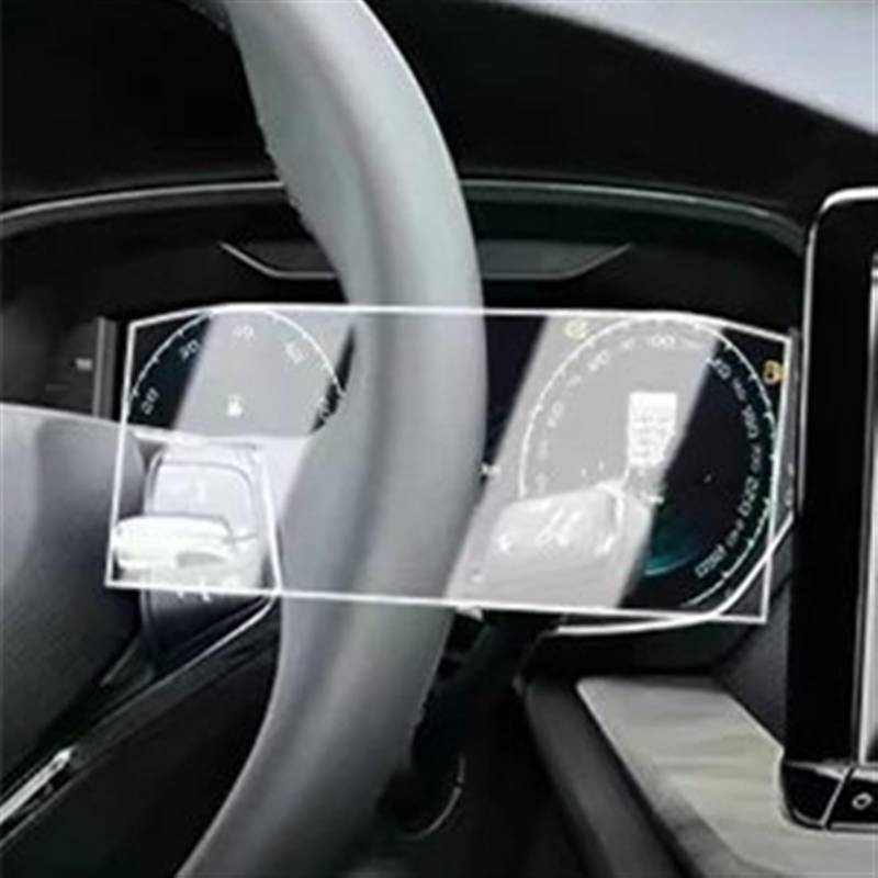 EBDFGHK Cockpit Schutzfolie Kompatibel Mit Skoda Für Octavia Pro A8 2020 2021 2022 2023 Auto-Innenraum-Armaturenbrett-Schutzfolie Displayschutzfolie Aus Gehärtetem Glas(Dashboard) von EBDFGHK