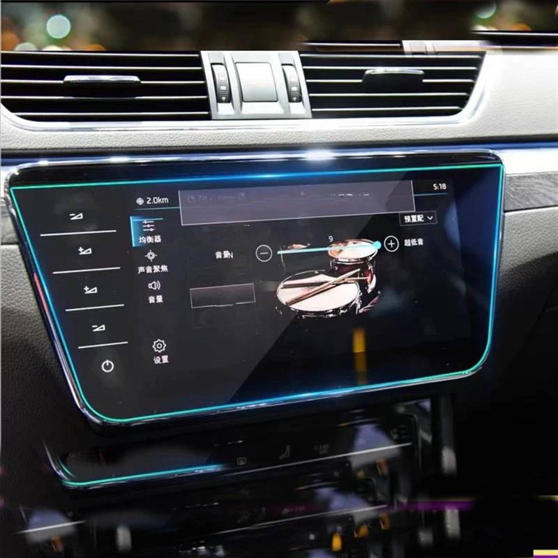 EBDFGHK Cockpit Schutzfolie Kompatibel Mit Skoda Für Superb Für Scout 2020 2021 2022 Auto Instrument Schutz Film Gehärtetem Glas Schutz Film Auto Zubehör von EBDFGHK