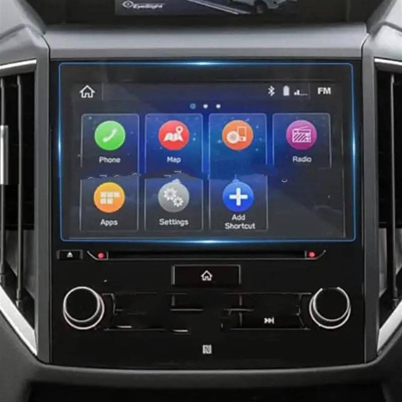EBDFGHK Cockpit Schutzfolie Kompatibel Mit Subaru Für Forester 2019 2020 2021 2022 2023 8 Zoll Auto Navigation Display Schutzhülle Film Aufkleber Dashboard Schutz Film von EBDFGHK