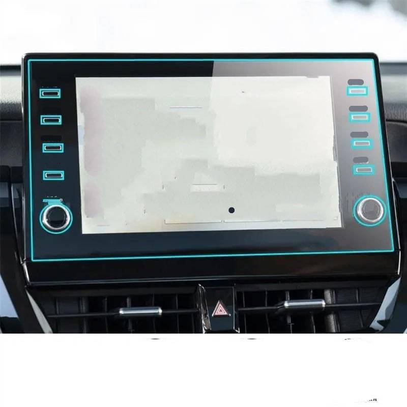EBDFGHK Cockpit Schutzfolie Kompatibel Mit Toyota Für Camry 2021 2022 9 Zoll Navigation Display Schutz Film Gehärtetem Glas Schutz Film Auto Zubehör von EBDFGHK
