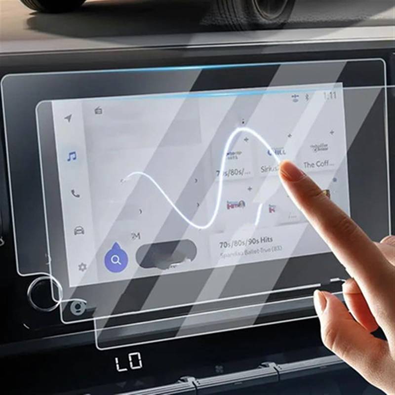 EBDFGHK Cockpit Schutzfolie Kompatibel Mit Toyota Für Tundra 2022 2023 2024 8 Zoll Auto Instrument Schutz Film Auto Navigation Schutz Film Auto Zubehör von EBDFGHK