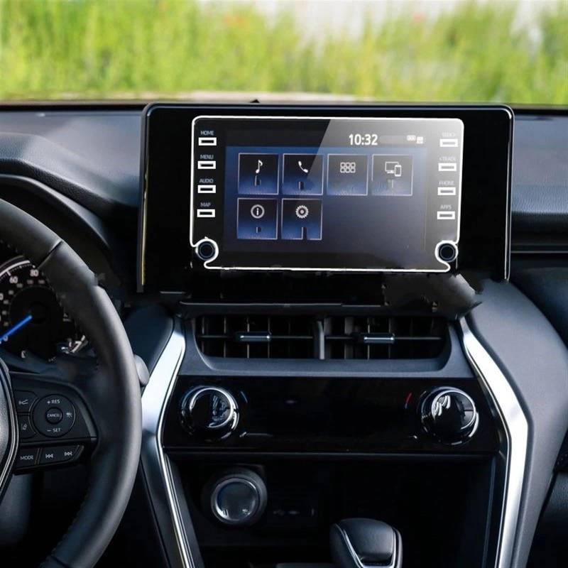 EBDFGHK Cockpit Schutzfolie Kompatibel Mit Toyota Für Venza 2021 2022 8 Zoll Auto Navigation Schutz Film Gehärtetem Glas Screen Schutz Film Auto Zubehör von EBDFGHK