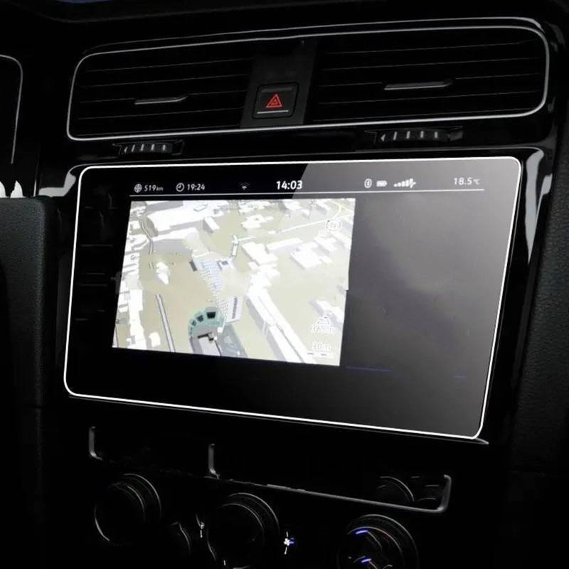 EBDFGHK Cockpit Schutzfolie Kompatibel Mit VW Für Golf 7 7.5 Facelift 2018 2019 2020 9,2 Zoll Center Control Displayschutzfolie Schutzfolie Aus Gehärtetem Glas von EBDFGHK