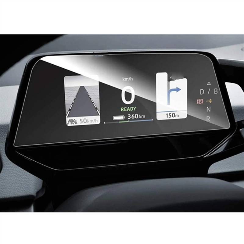 EBDFGHK Cockpit Schutzfolie Kompatibel Mit VW Für ID.3 Für ID.4 2020 2021 Auto-Innenraum-Armaturenbrett-Schutzfolie Schutzfolie Aus Gehärtetem Glas Autozubehör von EBDFGHK