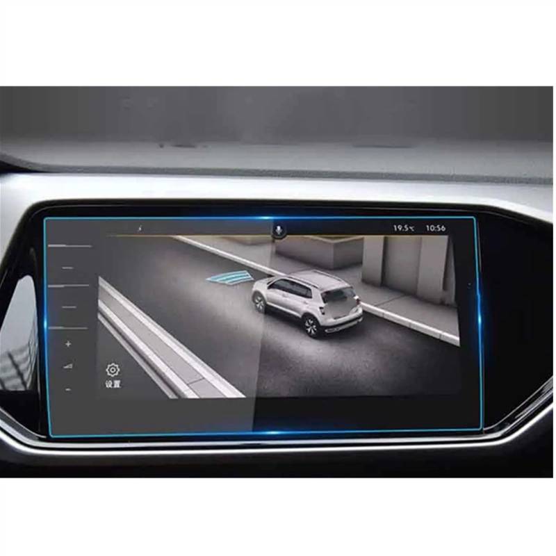 EBDFGHK Cockpit Schutzfolie Kompatibel Mit VW Für Taos Für T-Cross 2022 Navigationsdisplay-Schutzfolie Schutzfolie Aus Gehärtetem Glas Autozubehör(GPS) von EBDFGHK