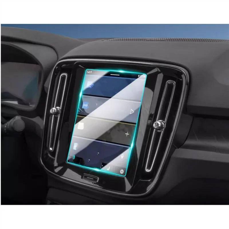 EBDFGHK Cockpit Schutzfolie Kompatibel Mit Volvo Für C40 2022 2023 8,7 Zoll Autoinnenraum Mittelkonsole Transparente Displayschutzfolie Armaturenbrett-Schutzfolie von EBDFGHK