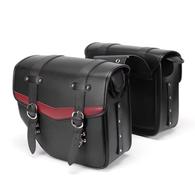 EBDFGHK Motorrad Satteltasche Kompatibel Mit Sportster Für Softail Für Dyna Road King Motorrad Satteltaschen Wasserdichter Satteltaschenhalter Universell Abnehmbar von EBDFGHK