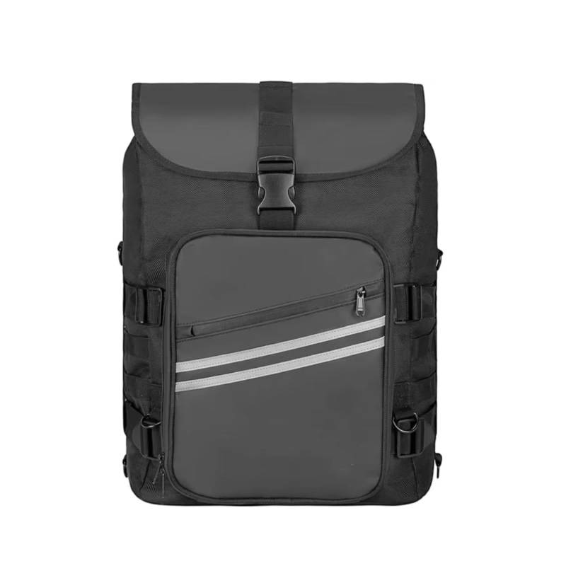EBDFGHK Motorrad Satteltasche Kompatibel Mit Touring Für Sportster Für Softail Motorrad Satteltasche Hecktasche Sissybar Tasche 30L Reisegepäck Aufbewahrungstasche Universal von EBDFGHK