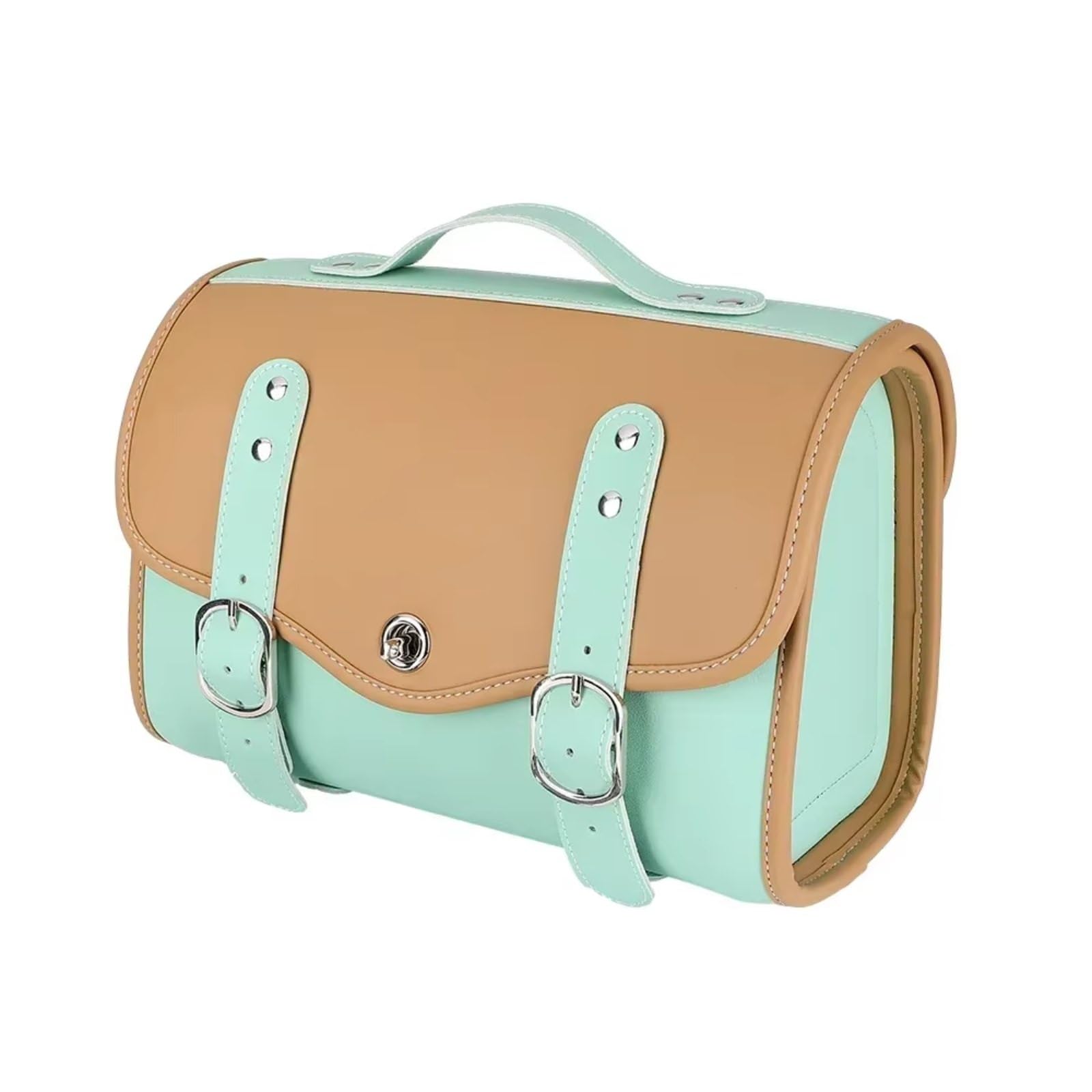 EBDFGHK Motorrad Satteltasche Motorrad Satteltasche wasserdichte Seitentaschen Werkzeug Hecktasche Reisegepäck Hinten Für Sitztasche Heckbox Kofferraum Universelles Zubehör Abnehmbar(Green) von EBDFGHK