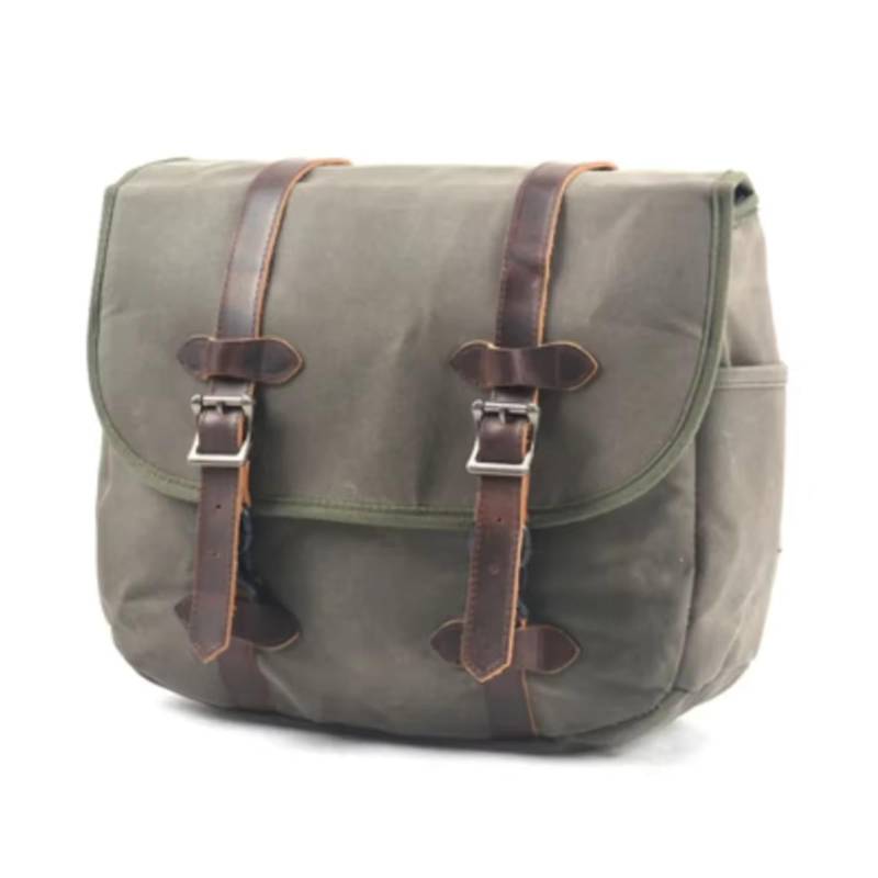 EBDFGHK Motorrad Satteltasche Motorrad Satteltaschen Werkzeugtaschen Gepäck SideBag Reisetaschen Aufbewahrungstaschen Wasserdicht Universal Zubehör Abnehmbar(Green) von EBDFGHK