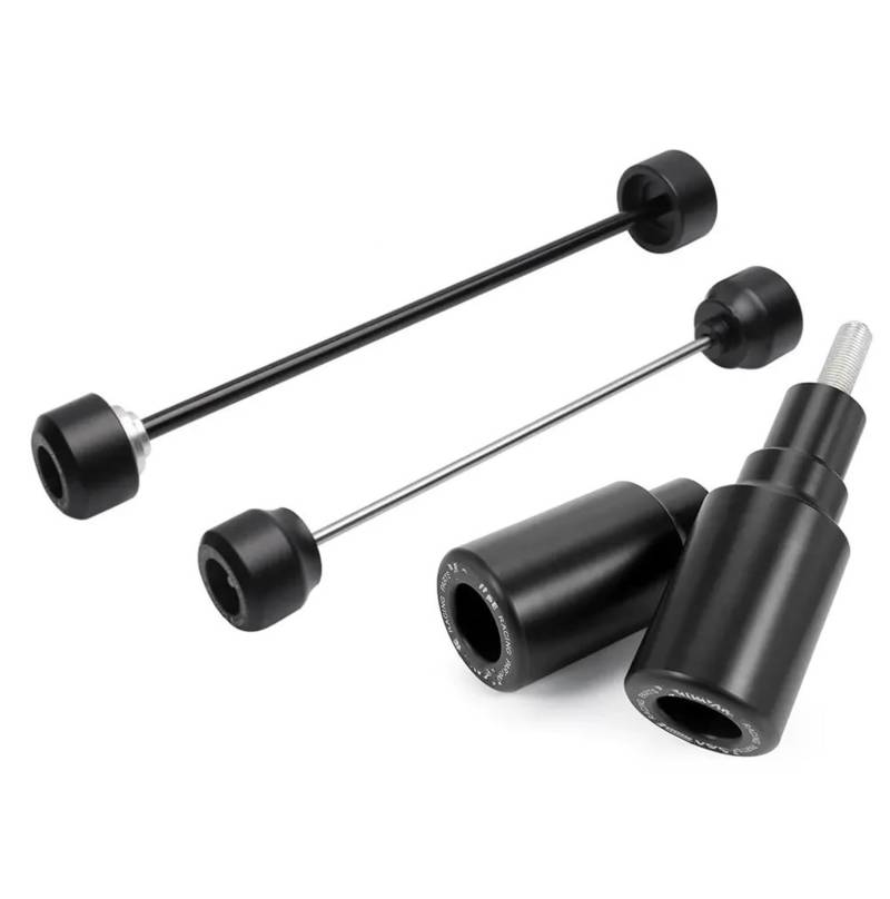 EBDFGHK Rahmen-Schieber Kompatibel Mit MT-09 Für MT-09 SP 2024 Motorrad Vorderachse Hinterachse Rad Crash Sliders Rahmen Slider Gabel Kotflügel Sliders Fallschutz(1 Set Sliders) von EBDFGHK