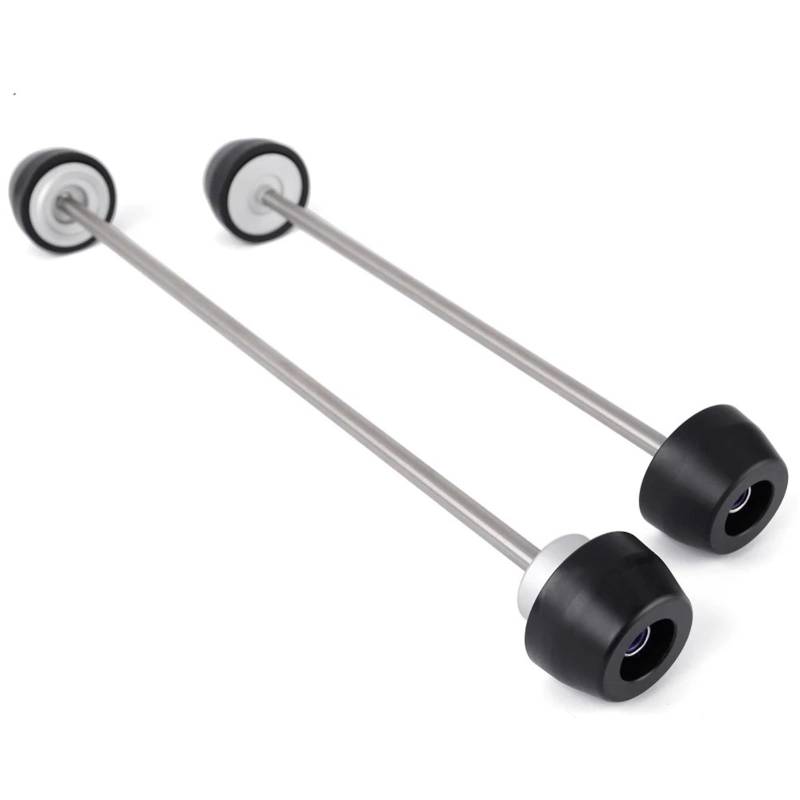 EBDFGHK Rahmen-Schieber Kompatibel Mit Trident 660 2021 2022 Motorrad Vorderachse Hinterachse Gabel Radschutz Crash Sliders Motorradschutzpolster Fallschutz von EBDFGHK