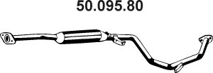 Eberspächer 50.095.80 Mittelschalldämpfer von Eberspächer