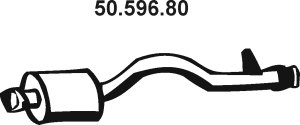 Eberspächer 50.596.80 Mittelschalldämpfer von Eberspächer
