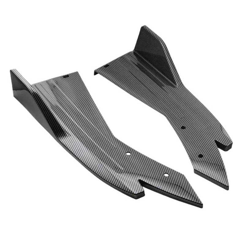 2 stücke Auto Heckstoßstangendiffusor Universal Auto Seitenkotflügel Rock Lip Splitter Canard Protector Auto Vorne Hinten Stoßstange Streifen Lip(Lavender) von EBGAZSPD