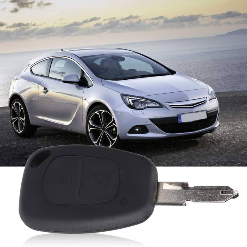 2 Button Car Remote Key FOB -Hülle für Trafic & Vauxh Vivaro, ABS Flip Shell von EBTOOLS