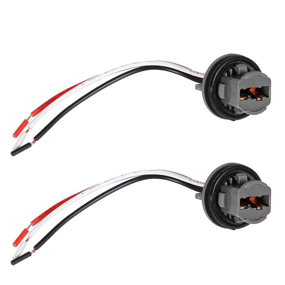 2 Stücke T20 Stecker 7443 Auto Glühbirnenhalter Stecker Adapter LED Bremslicht Stecker Fahrzeug Kabelbäume Leistung Leistung und Hohe zuverlässigkeit. Daten von EBTOOLS