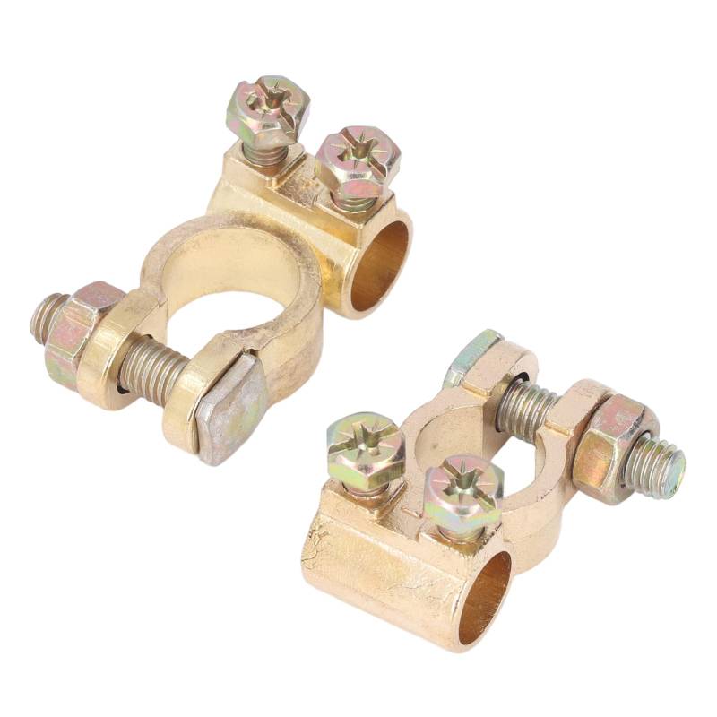 2PCS Copper Tery Termin Positive & Negative Anschlüsse für IVERSAL Automotive -Wartungstool von EBTOOLS