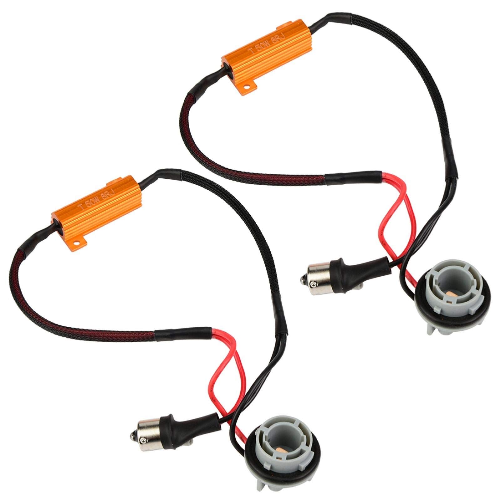 2pcs/set Load Resistor Connector Wire Wiring Harness Turn Signal light 1156 2pcs/set Load Resistor Connector Wire Wiring Harness Turn Signal light 1156 von EBTOOLS