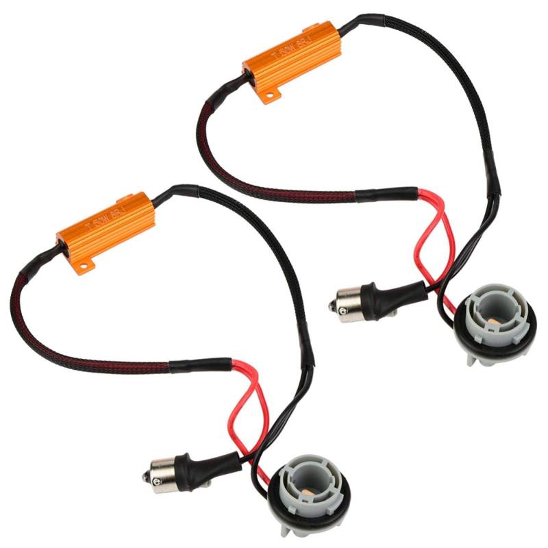 2pcs/set Load Resistor Connector Wire Wiring Harness Turn Signal light 1156 von EBTOOLS