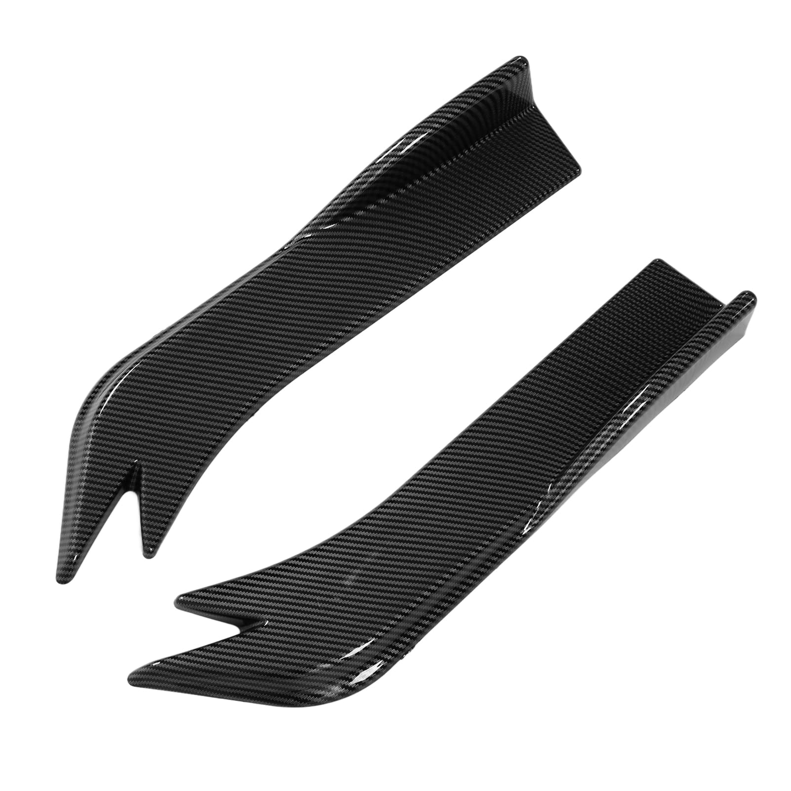 2pcs Iversal Car Heck ER Lippendiffusor -Splitter -Seitenrock oder mit Einfachen Installationsschrauben für Verstärkte (Kohlefaser-Stil) von EBTOOLS