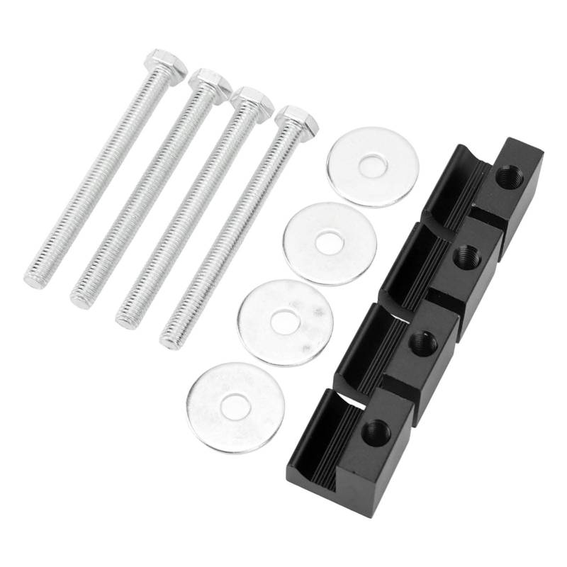 4PCS IVERSAL Pickup TOKBALLE N J Hooks KIT - Aluminium- und Stainl -Stahlmontagelösung (Black) von EBTOOLS