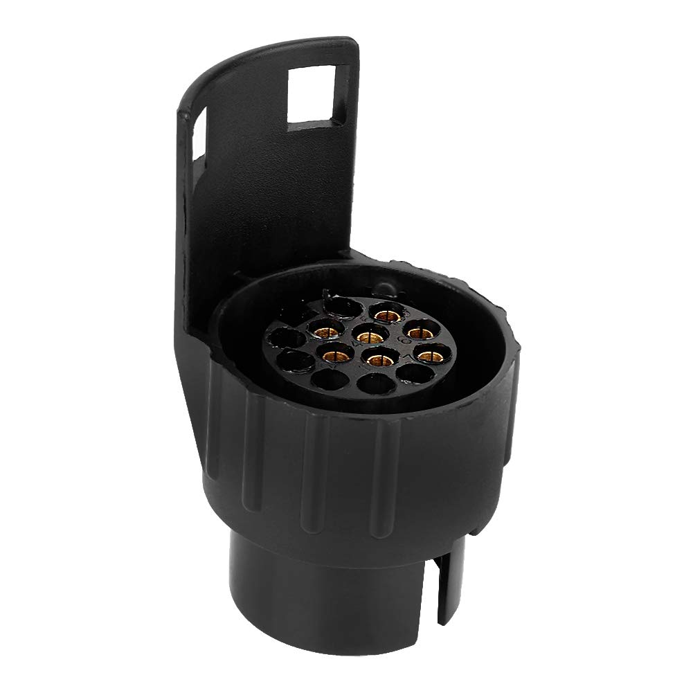 7 Bis 13-polige Schleppsteckkonverter für Anhänger und Wohnwagen, Premium ABS-Adapter-Stecker mit Einfacher Installation 7 Bis 13-polige Schleppsteckkonverter für Anhänger und Wohnwagen, Premium ABS-Adapter-Stecker mit Einfacher Installation von EBTOOLS