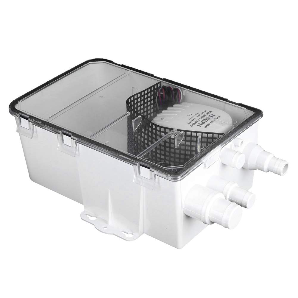 Boot Duschpumpe Duschpumpe für Boote Dusch Sumpfpumpe Duschsumpfpumpensystem für Boot Wohnmobil Bilge 12 V 750 GPH Marine Multi Port Abflussbox Boot Duschpumpe Duschpumpe für Boote Dusch Sumpfpumpe Duschsumpfpumpensystem für Boot Wohnmobil Bilge 12 V 750 GPH Marine Multi Port Abflussbox von EBTOOLS