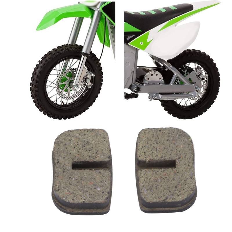 Keramik Scheibenbremsbeläge Vorne Hinten Bremsbelag Vorne Hinten Bremsbeläge Paar Bremsbeläge vorne hinten Keramik Ersatz für Mini Bike 97cc 2,8 PS DB30 von EBTOOLS