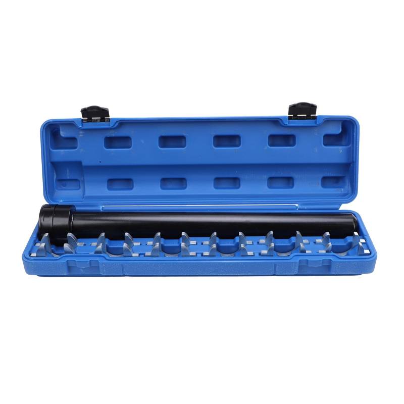 EBTOOLS /2in Drive Inner -Tool -Tool Kit mit 12 Universal Crowfoot Adaptern für Autos, Pickups, SUVs Einfach zu Bedienen, Bequemer Aufbewahrung von EBTOOLS