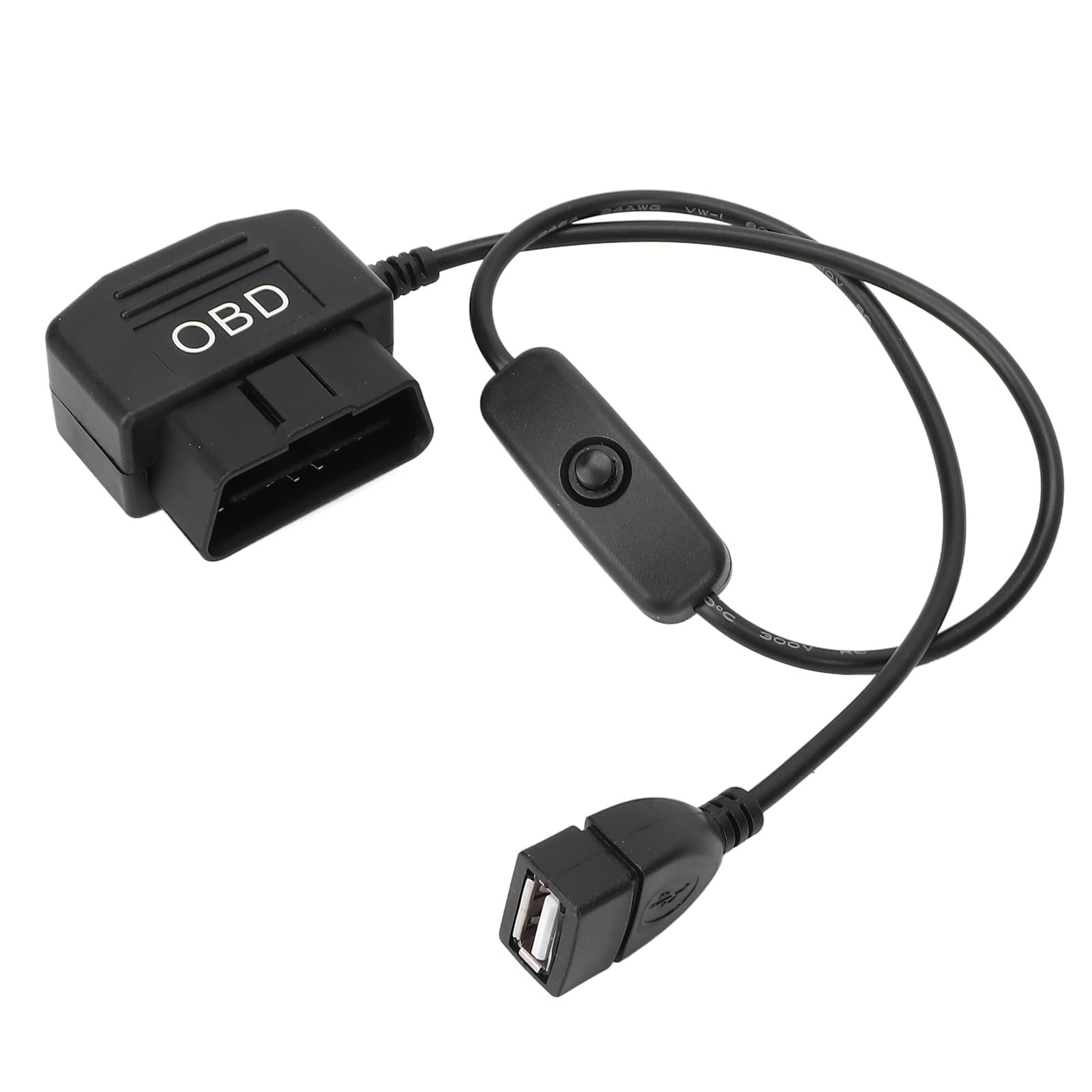 EBTOOLS 16 Pin OBD2 Stecker USB-Ladekabel OBD-Adapterkabel 18,9-Zoll-Universalanschluss-Ladegerät von EBTOOLS