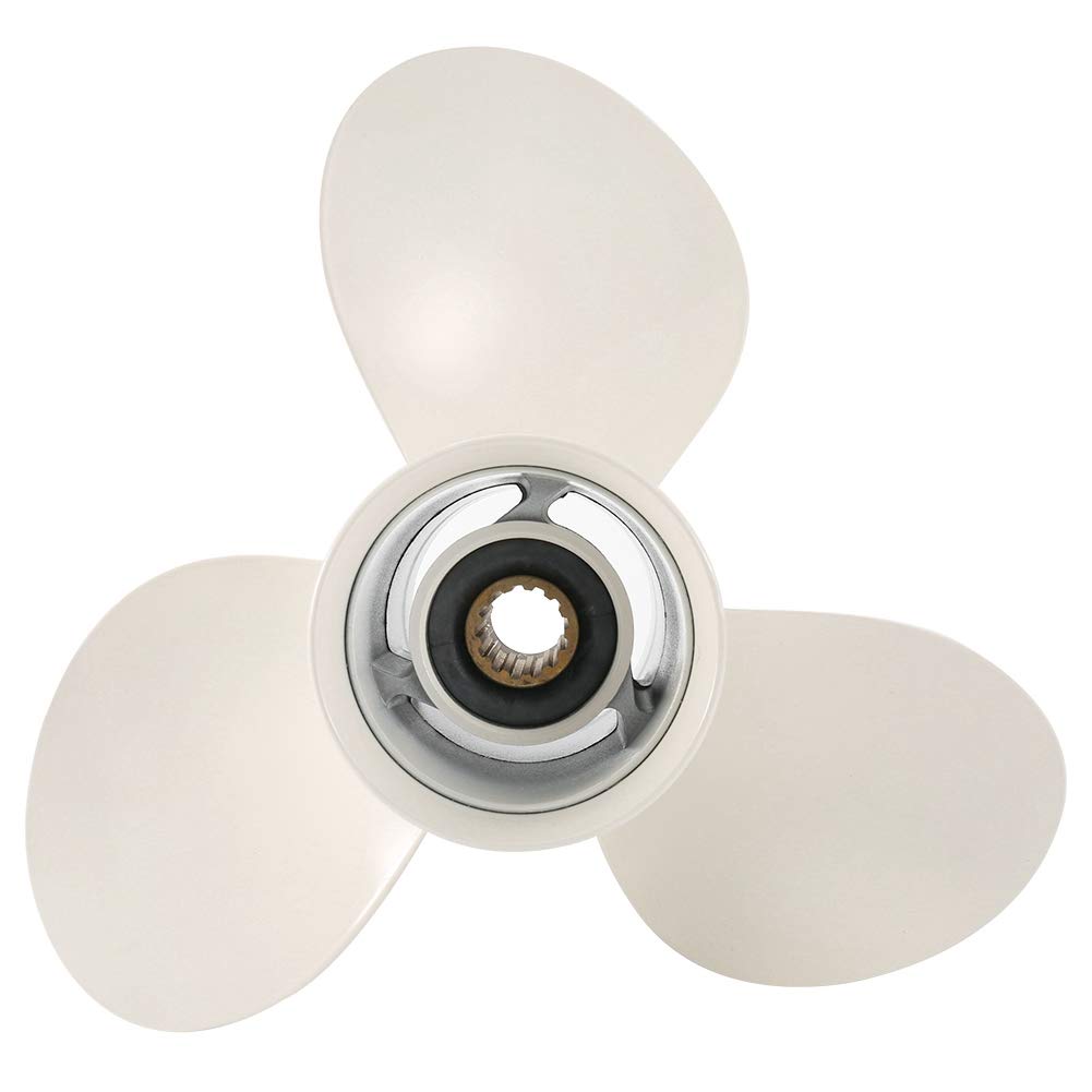 EBTOOLS 3 Blatt-Propeller, 11 5/8x11-G Aluminiumpropeller-Bootsaußenbordmotor für 40-60hp Bootsmotorteile von EBTOOLS