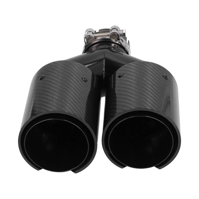 Exhaust Dual Tips 2.24-60 Mm Auto Endrohr,Carbon Car Dual Auspuff Endrohr M Performance Endrohr Universal 63-93Mm von EBTOOLS