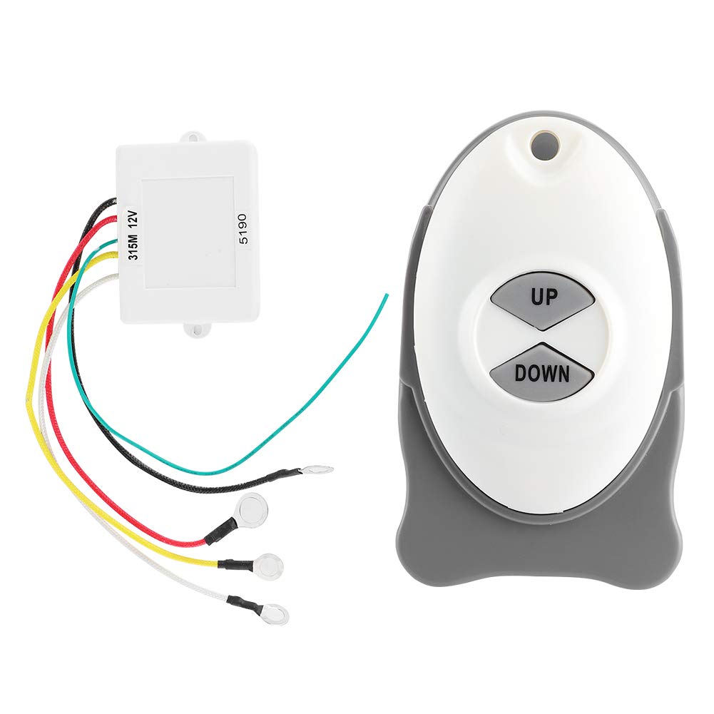 EBTOOLS Anchor Remote Ankerwinde Funkschalter, 12V Anker Ankerwinde Funkschalter Empfänger Wasserdichter Segelverkleidungsregler Marinebootzubehör EBTOOLS Anchor Remote Ankerwinde Funkschalter, 12V Anker Ankerwinde Funkschalter Empfänger Wasserdichter Segelverkleidungsregler Marinebootzubehör von EBTOOLS
