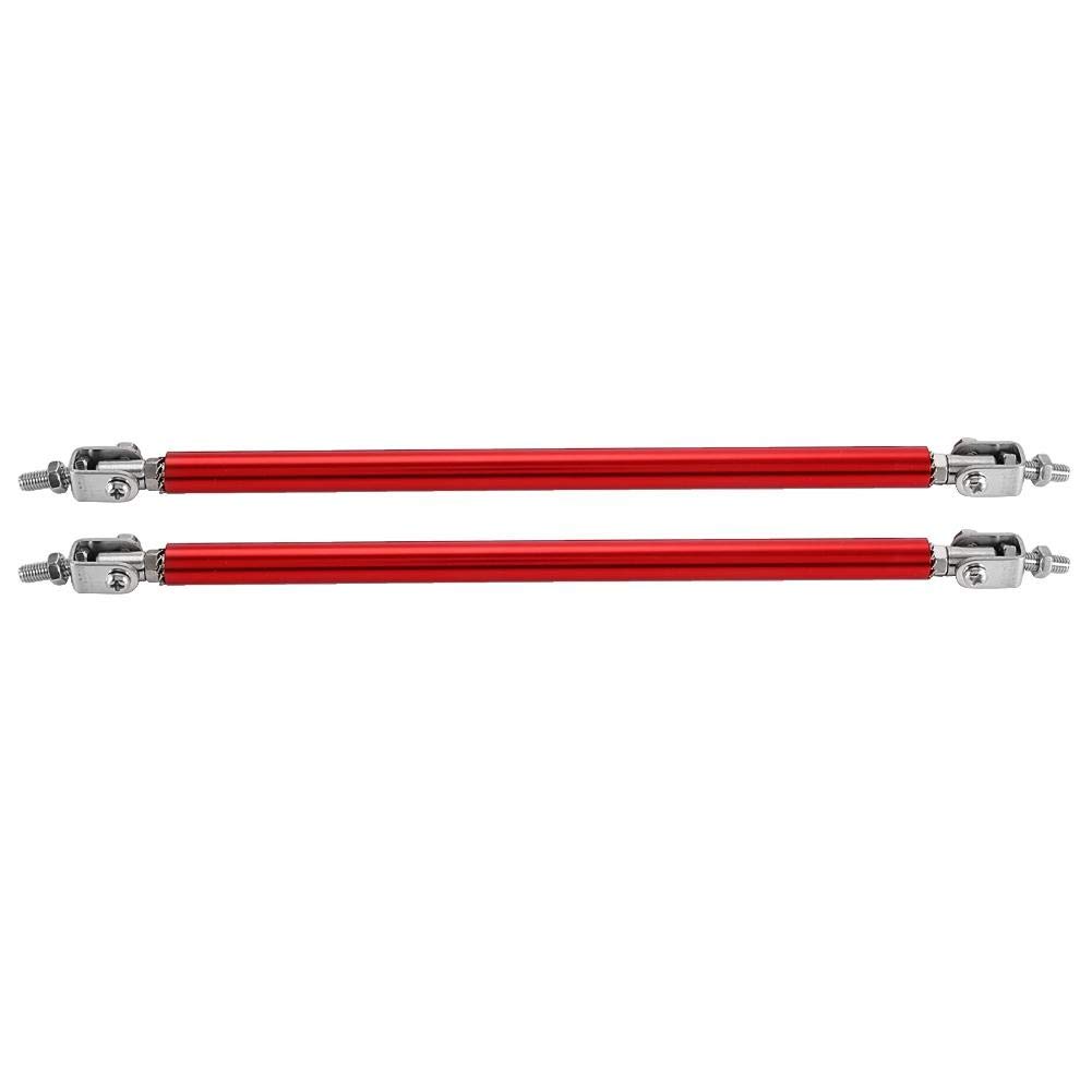 Splitter Strut Rods Front Splitter Lip Stützstangen Auto Modifikation Stützstange 1 Paar 20cm Frontstoßstange Stützstrebe Auto Modifikation Stützstange(rot) von EBTOOLS