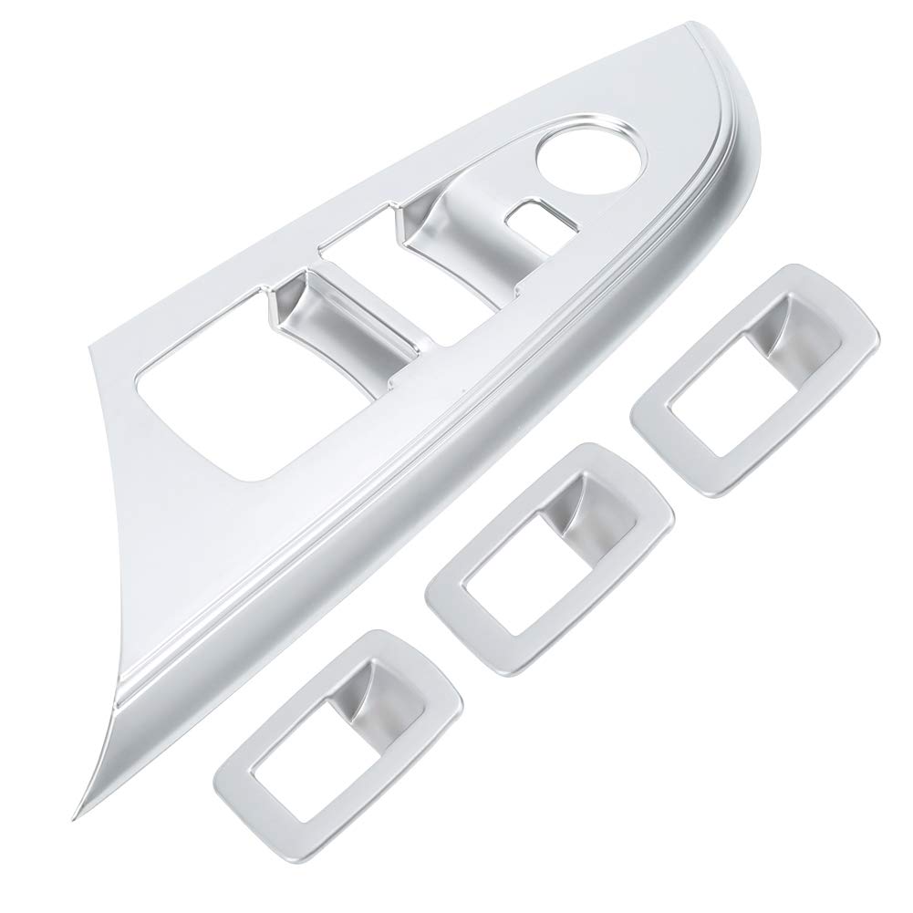 EBTOOLS Auto fensterheber knopfleiste trim.4pcs mattchrom fenster knopfleiste aufkleber abdeckung passt für x3 f25 2011-2018 links fahren EBTOOLS Auto fensterheber knopfleiste trim.4pcs mattchrom fenster knopfleiste aufkleber abdeckung passt für x3 f25 2011-2018 links fahren von EBTOOLS