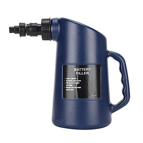 EBTOOLS Batterie-Füllwerkzeug, 2-Liter-Autobatterie-Füllwerkzeug Blei-Säure-Flüssigkeits-Füllwerkzeug Auto Car Deep Cycle Jug von EBTOOLS