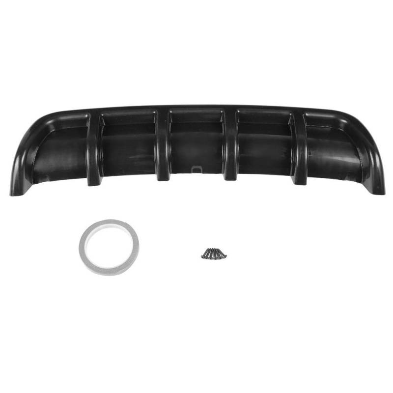 Heckstoßstange Haifischflosse, Schwarz Universal Auto Heckstoßstange Haifischflosse Spoiler Diffusor(Schwarz) von EBTOOLS
